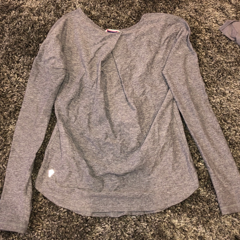 Gray long sleeve ivviva shirt